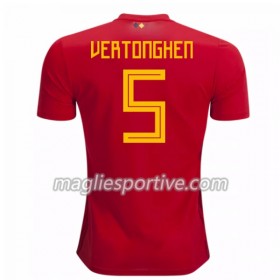 Completo Calcio Belgio Vertonghen 5 Divisa Prima Mondiali 2018